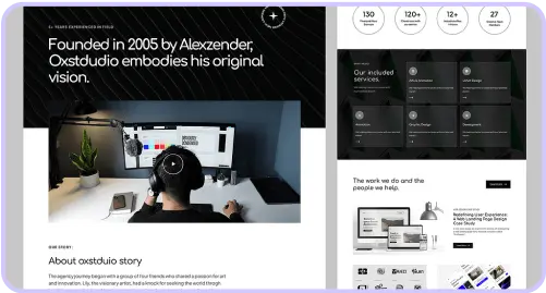 Image gallery marquee